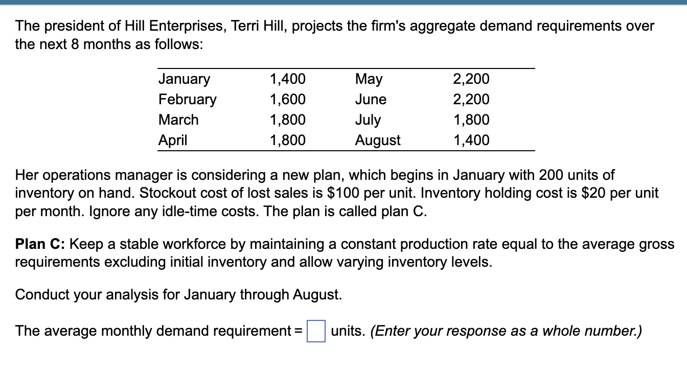 The president of Hill Enterprises, Terri Hill,