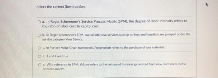 The product process matrix or graph (PPM) was