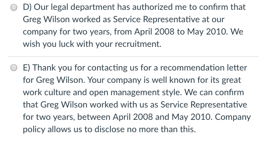 13) A company has contacted you to provide a