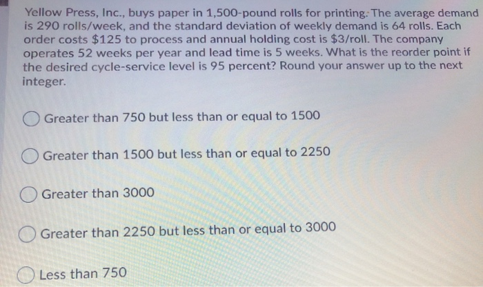 The manager of a pizza shop must forecast weekly