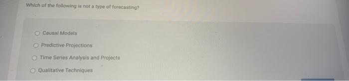 Which of the following is not a type of