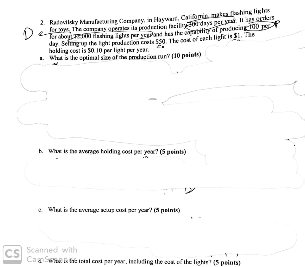 solutions are to be made manually (not software