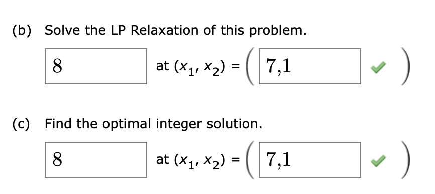Consider the following all-integer linear