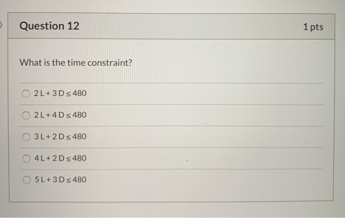 Question 11 1 pts Use the following statement to