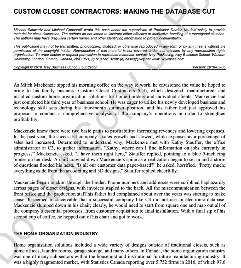 QUESTION: Define critical success factors (CSFs)