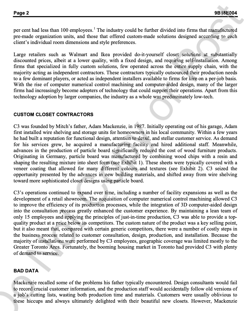 QUESTION: Define critical success factors (CSFs)