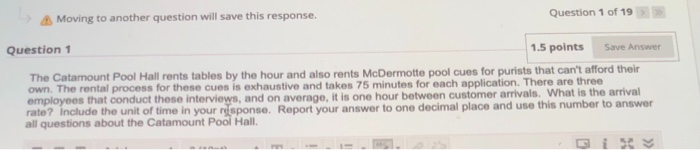 Moving to another question will save this