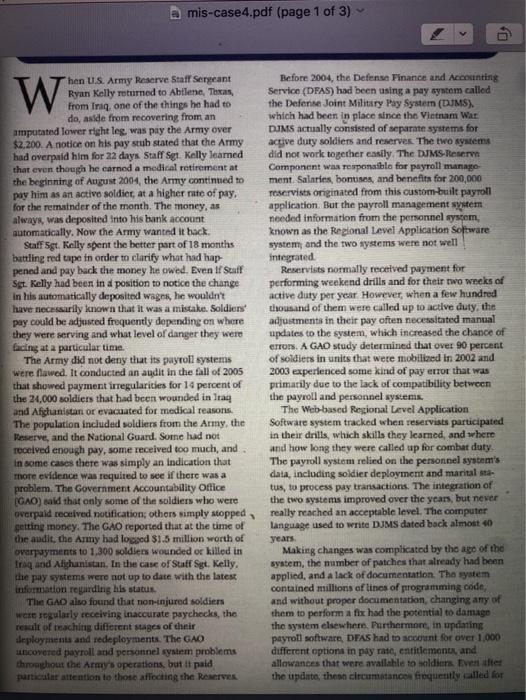 Please help me with this Management Informations