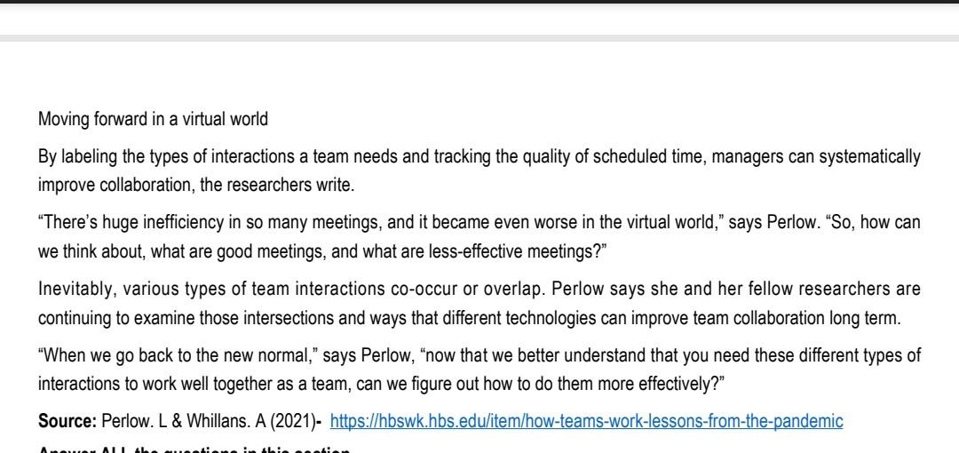 FORMATIVE ASSESSMENT 1 [100 Marks] How Teams