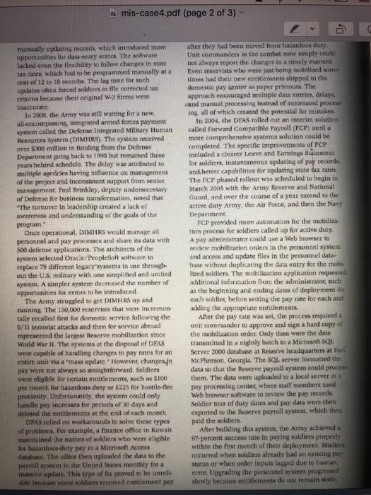 Please help me with this Management Informations