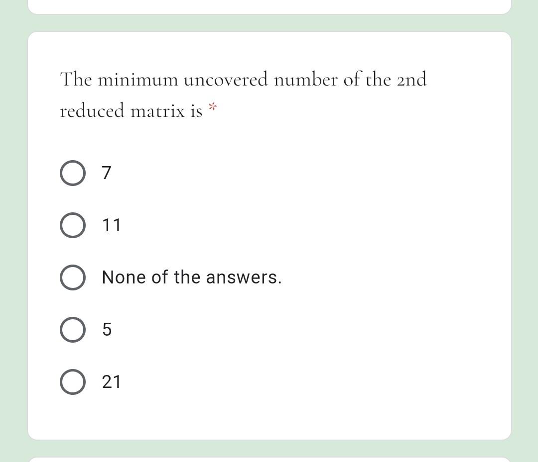 Consider the following example. A manager wants