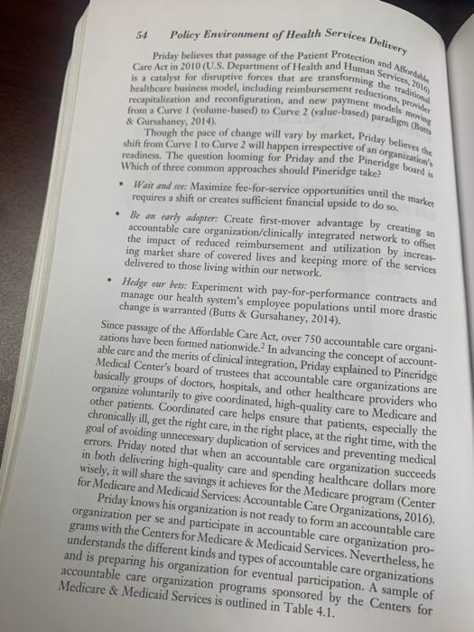 HAD509 Written Case Analysis Content and Format