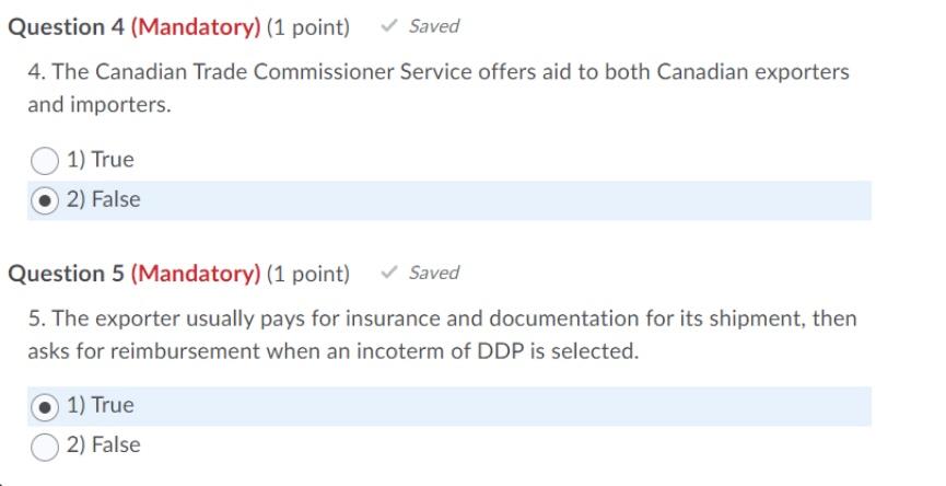 **** PLEASE ANSWER ALL QUESTIONS*** Question 4