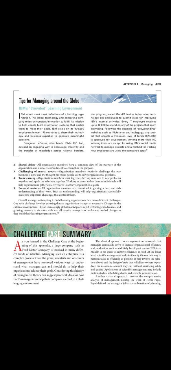 Question 6 CHALLENGE CASE E a new approach to