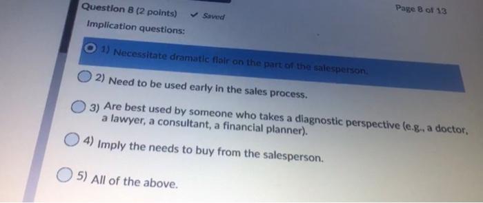 Implication questions: O 1) Are used to amplify