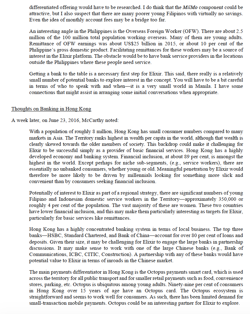 Elixir Case Study Why might banks in advanced and