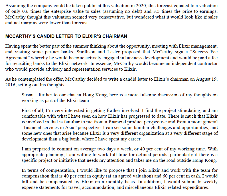 Elixir Case Study Why might banks in advanced and