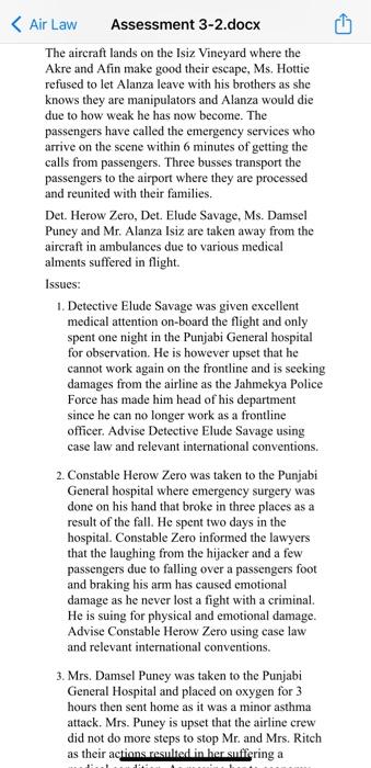 the questions are numbered from 1-6 1 < Air Law