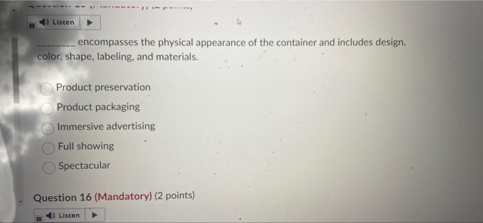 Listen is/are a category of out-of-home media