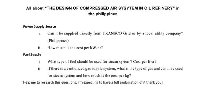 Help me to research this questions, lm expecting