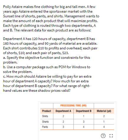 Polly Astaire makes fine clothing for big and