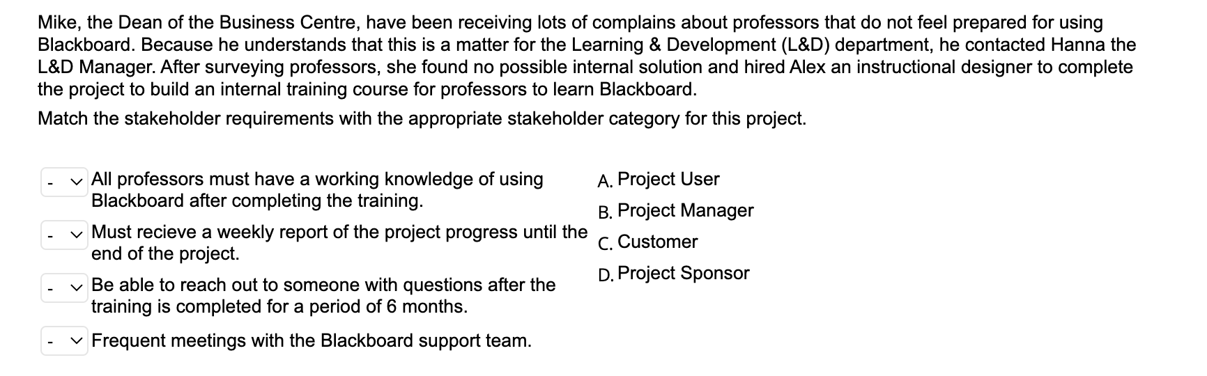 Mike, the Dean of the Business Centre, have been