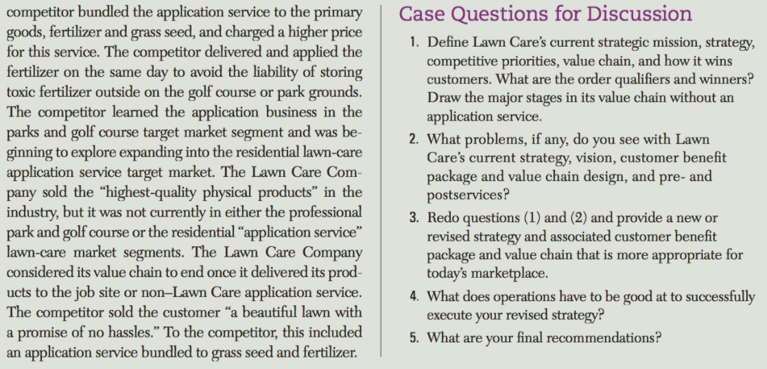 Answer the following Case Study Discussion Q