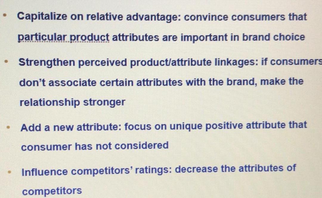 Construct a multi-attribute model for a set of