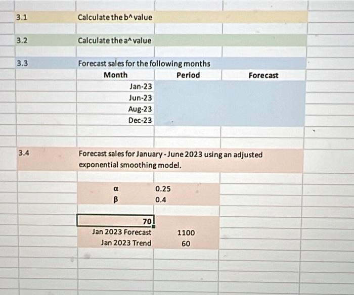 Please answer all parts for question 3.