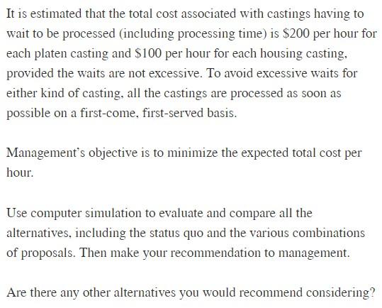 QUESTION: Use computer simulation to evaluate and