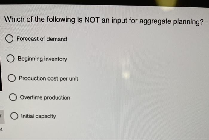 We "aggregate" demand for aggregate planning