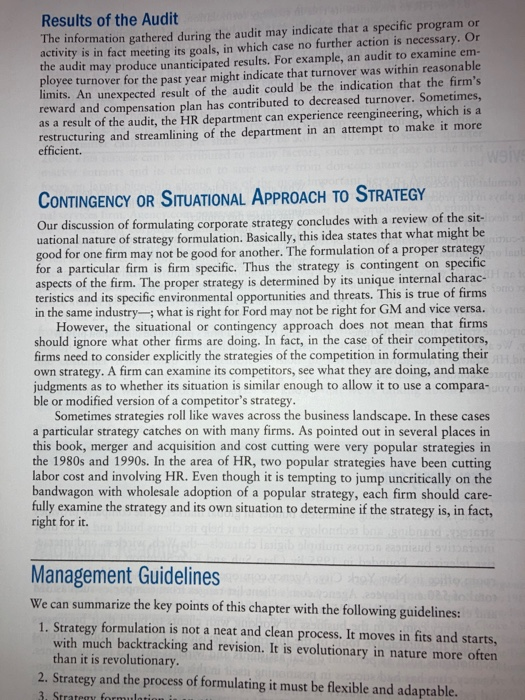 What do we mean when we say that strategy