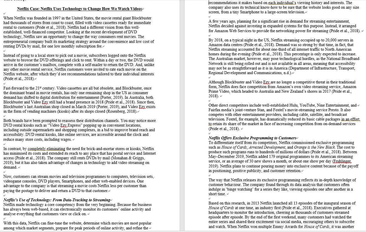 In your own words, name and define THREE other