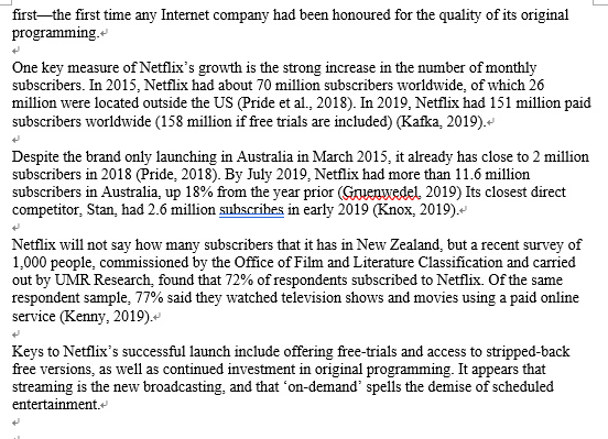 In your own words, name and define THREE other