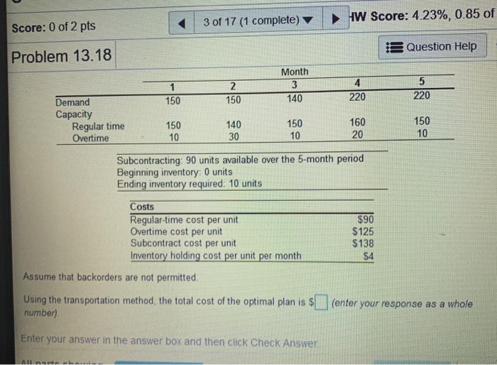 Homework: Homework 16 Save Score: 0 of 2 pts 3 of