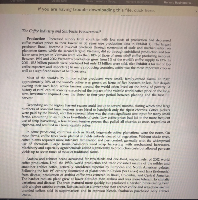 Primary processing to extract the bean from the