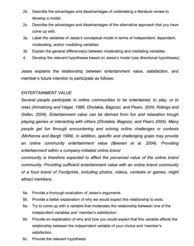 CASE CHAPTERS 4 and 5: THEORETICAL FRAMEWORK AND