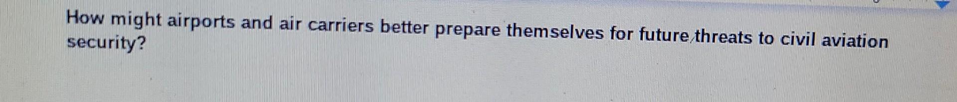 How might airports and air carriers better