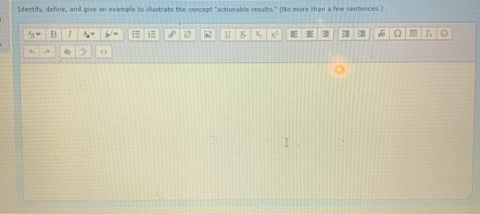 Identify, define, and give an example to