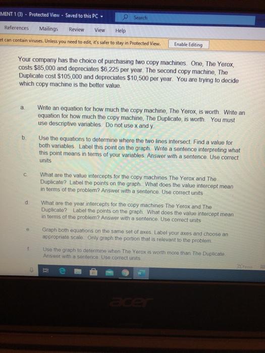 MENT 1 (3) - Protected View - Saved to this PC- O