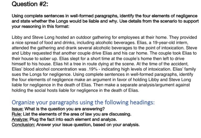 Using complete sentences in well-formed