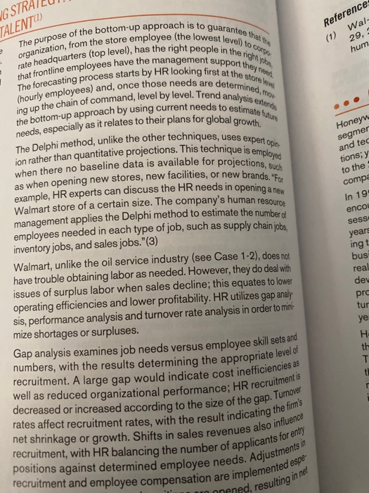 The orga rate that The . CASE 4-1 WALMART DEMAND