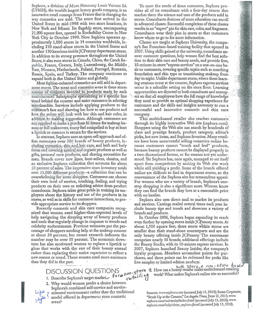 first one have to write about for non-store