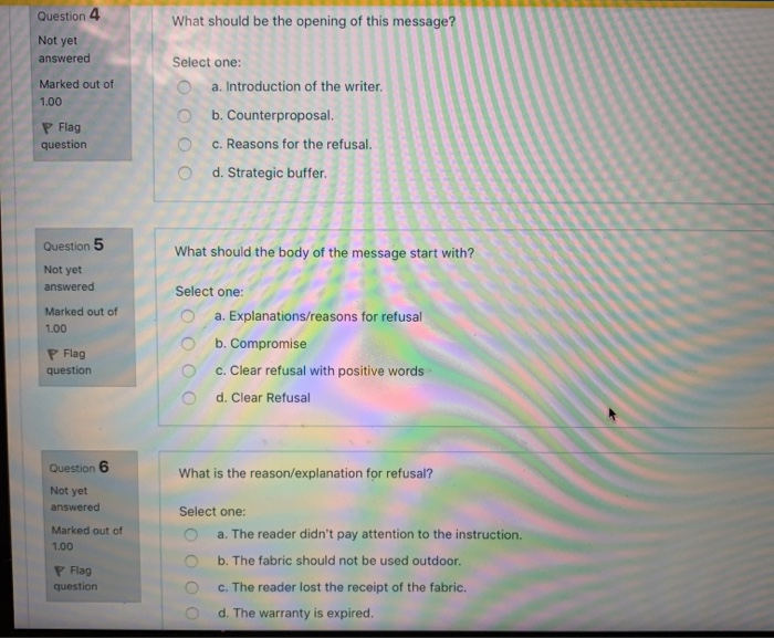 What should be the opening of this message?