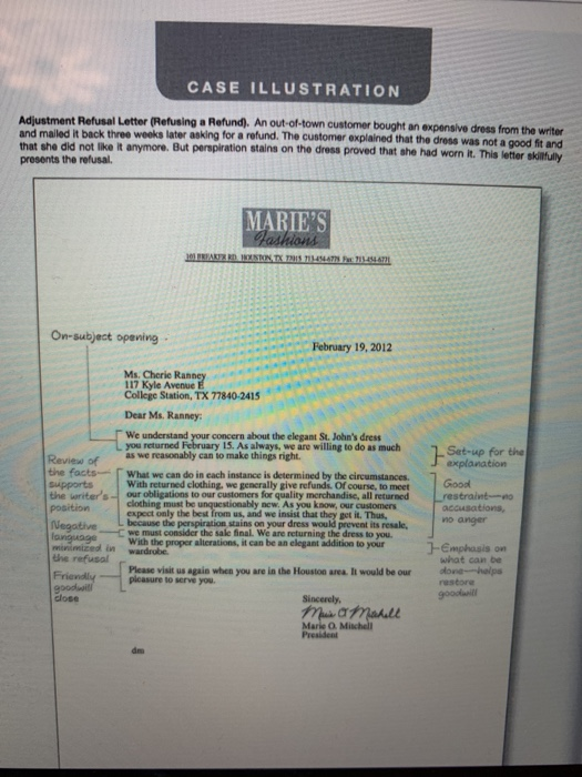 What should be the opening of this message?