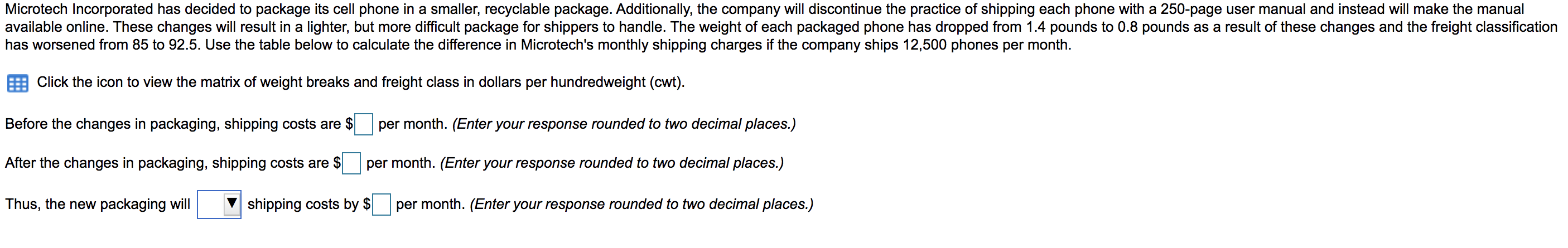 Class 50 55 60 65 70 77.5 85 92.5 100 <500 (lbs)