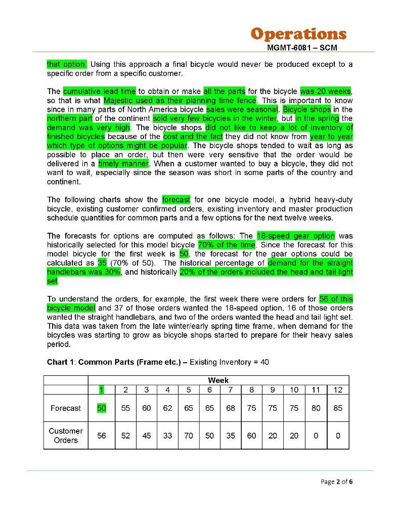 What are the problem statement and assumptions