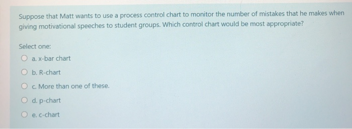 Suppose that Matt wants to use a process control