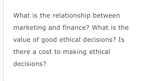 What is the relationship between marketing and