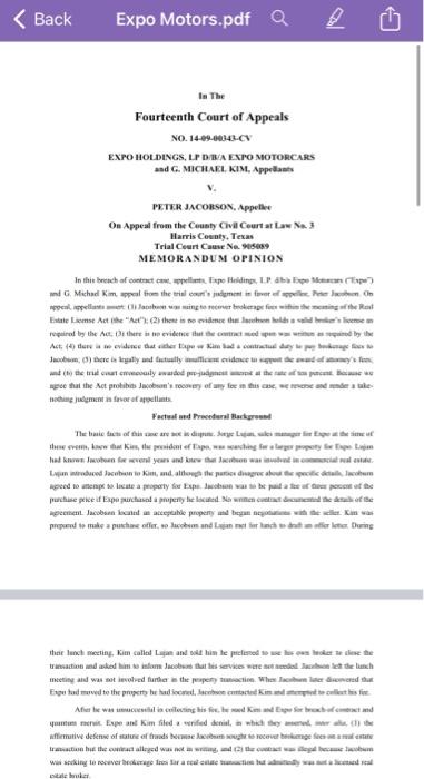 This case was tried in a bench trial (neither